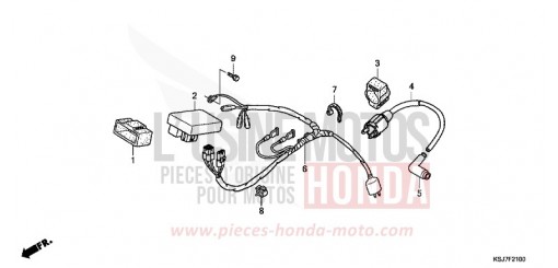 WIRE HARNESS CRF100FC de 2012
